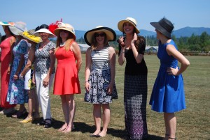 WAITING FOR JUDGES DECISIONS AT POLO PARTY HAT CONTEST