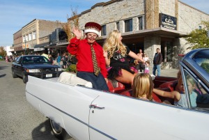 Prom King in the EHS Parade